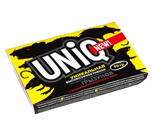 UNIQ mini, УНИК, система средств от грызунов (гель + гранулы), 90 гр